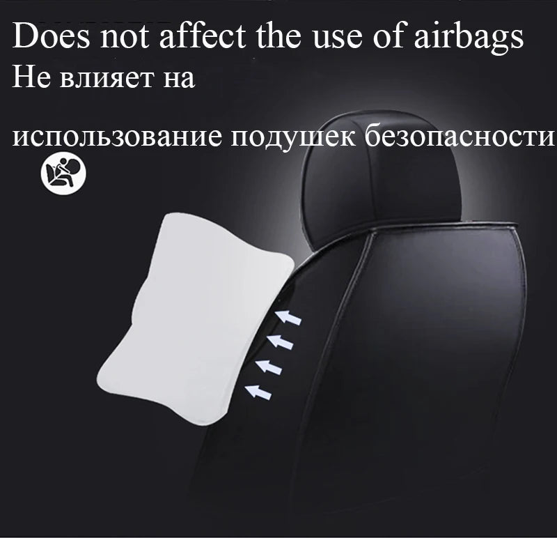 Universal Style Full Coverage Car Seat Cover for Dacia Duster Sandero Renault Clio Fiat Ypsilon Seat Arona Cors Car Accessories