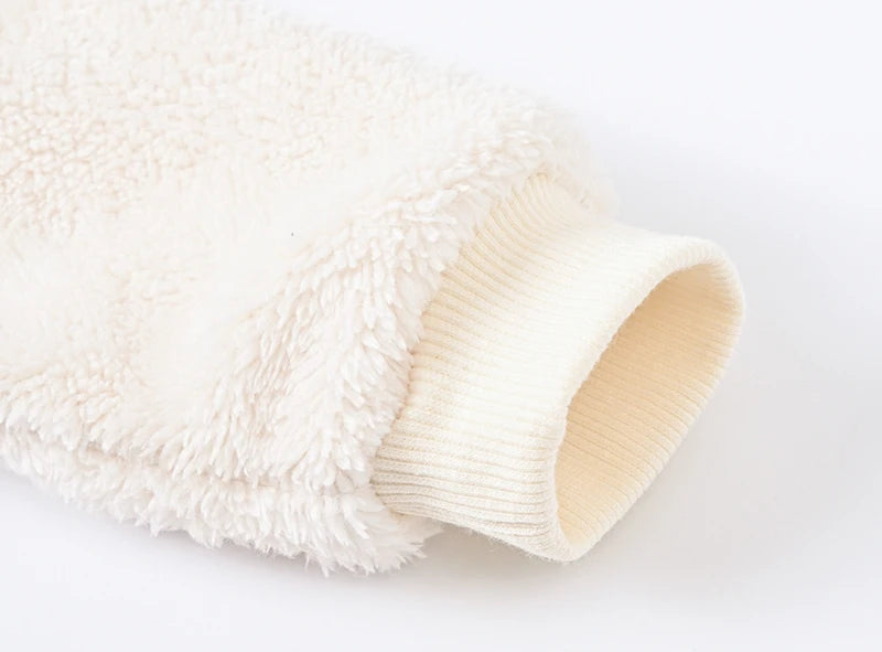 Cute Plush Bear Baby Rompers Toddler Girl Overall Jumpsuit Spring Autumn Hooded Zipper Baby Boys Romper Infant Crawling Clothing