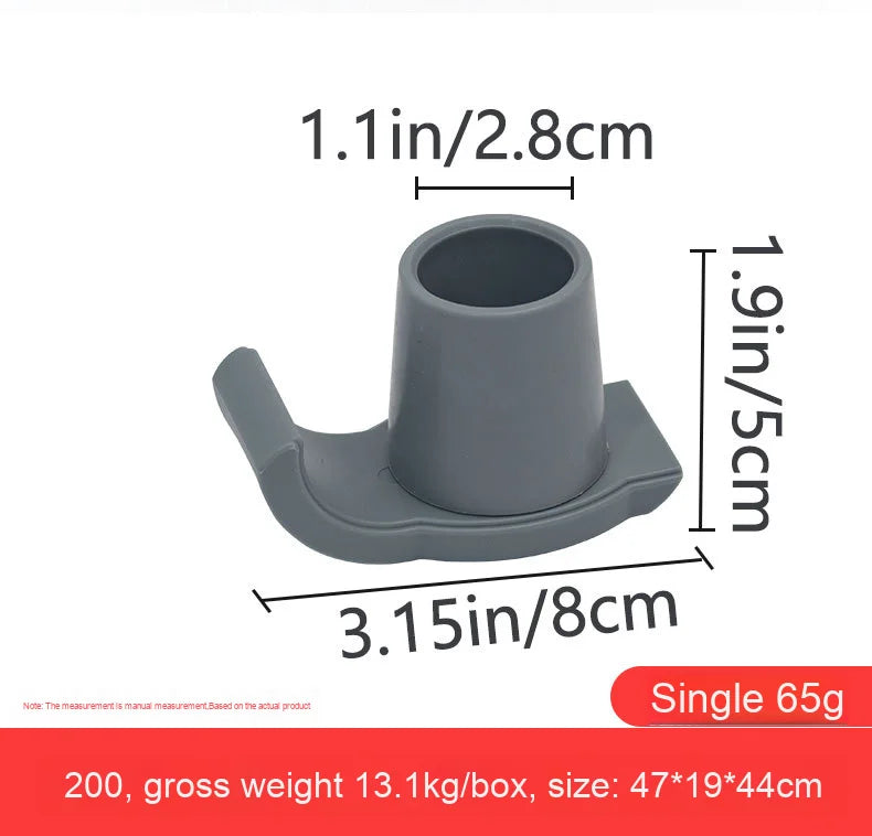 Elderly Walker Rubber Foot Pads Disabled Post-Surgery Sled Foot Pads Cross-Border elderly Rehabilitation Therapy Supplies