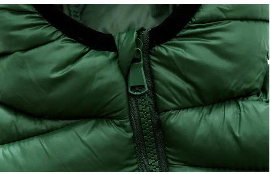 Girls Light Down Cotton Jacket Baby Boys Snowsuit Jackets Autumn Children Clothing 2-8 Years Fashion Kids Hooded Outerwear Coats