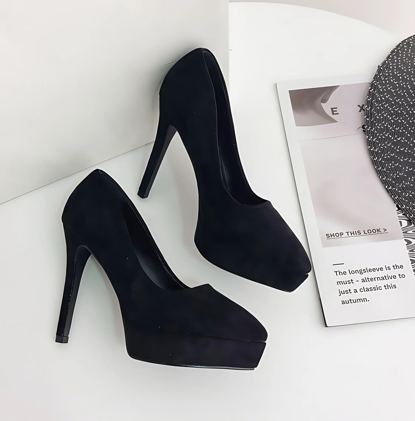 Hot Sell Retail New on Design Sexy Women Footwear Pointed Toe Thin Chaussure Platform High Heels