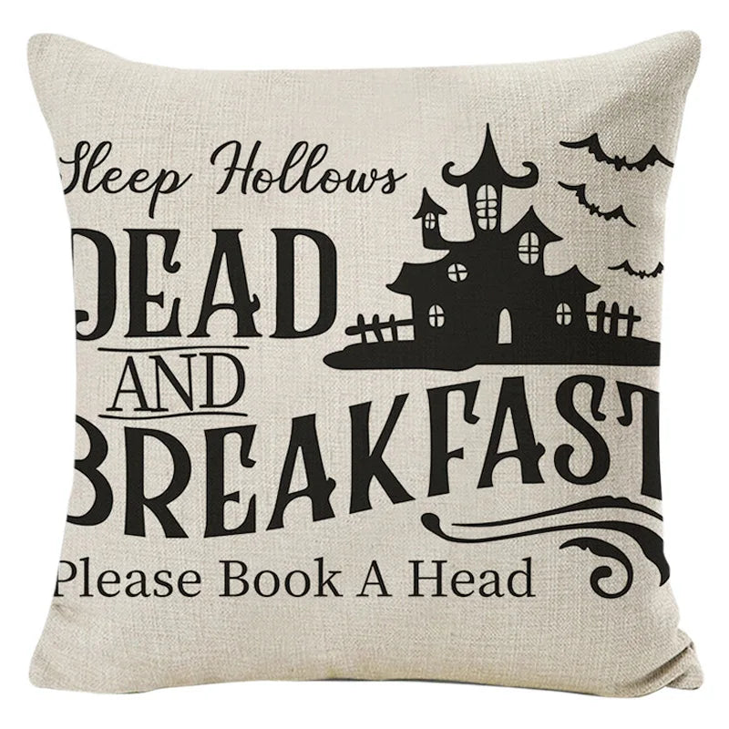 New Arrival Halloween Digital Print Cushion Cover Holiday Home Decoration Pillow Nordic Style Pillow Cover