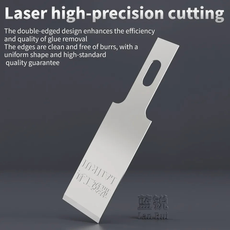 Lanrui 007 High Precision Steel Tools Cold Blade for Mobile Phone Disassembling BGA NAND Chips Lifting PCB IC Glue CPU Vinyl
