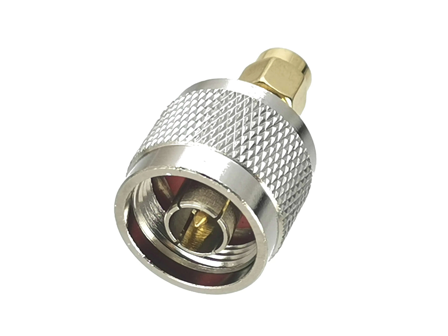 1Pcs SMA to N Male plug & Female jack RF Coaxial Adapter connector Test Converter Brass
