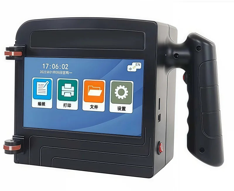 Vinica Four Heads Large Format Handheld Inkjet Printer Cheap Price100mm Logo Printing Machine for Carton Box