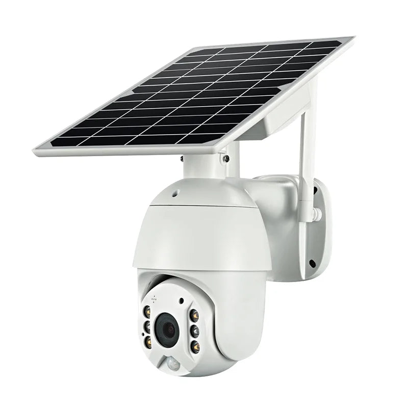 Outdoor Waterproof 4G WiFi IP CCTV Camera Smart Home Product with Solar Panel Power for Outdoor Security Use