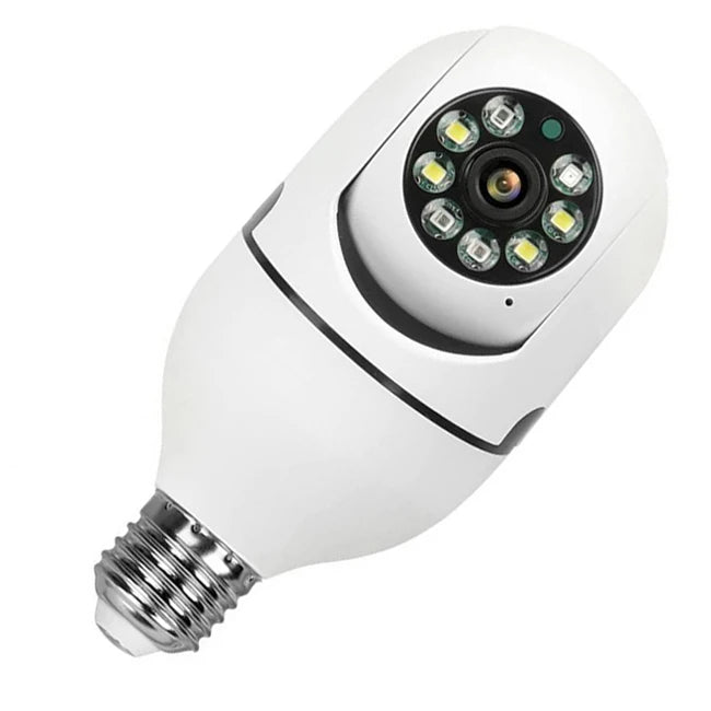 Tuya Smart Hot Sale 3MP HD Surveillance Camera 355 Degree Light Bulb with WiFi Indoor Outdoor Security Bulb