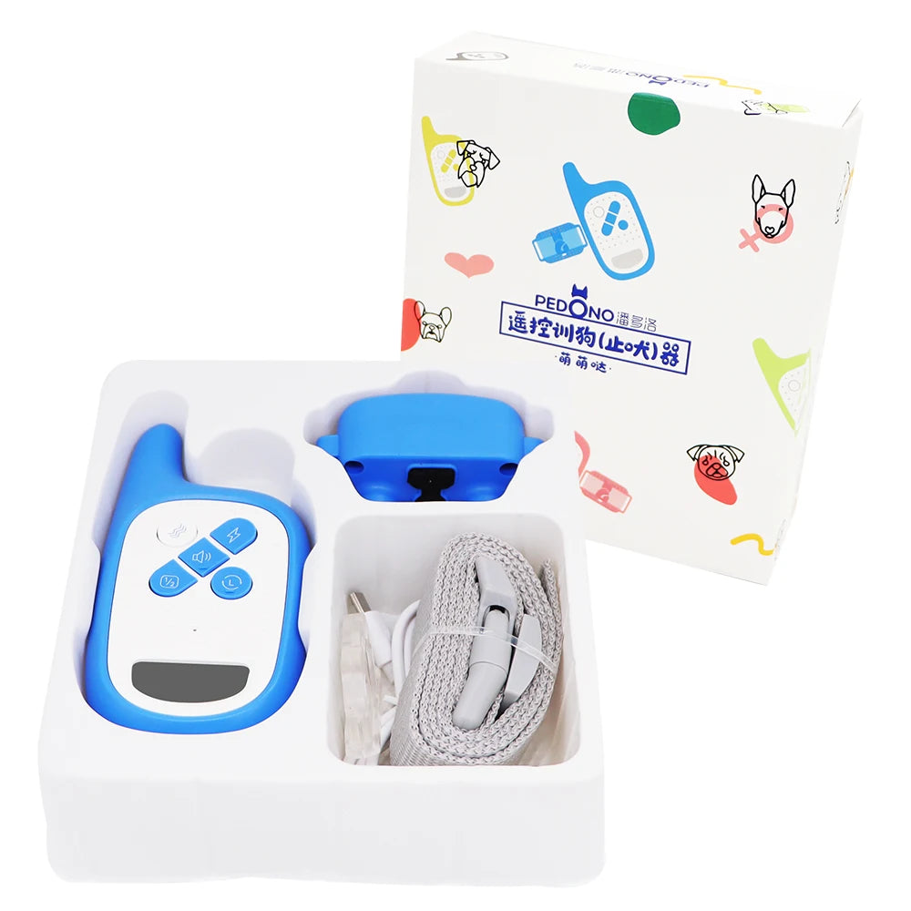 New 500m Waterproof Dog Training Collar Pet Remote Control Rechargeable Shock sound Vibration Dog Collar Remote Controller