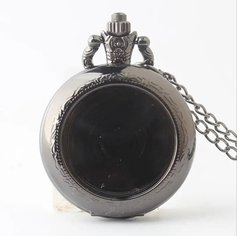 (2201) 12pcs/lot Vintage Pocket Quartz Watch Necklace pendant DIY timer alloy Hip hop punk 4cm promotion wholesale party gift