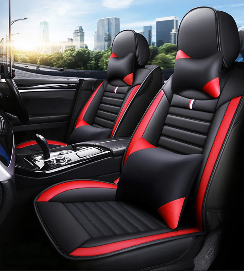 Universal Style Full Coverage Car Seat Cover for Dacia Duster Sandero Renault Clio Fiat Ypsilon Seat Arona Cors Car Accessories