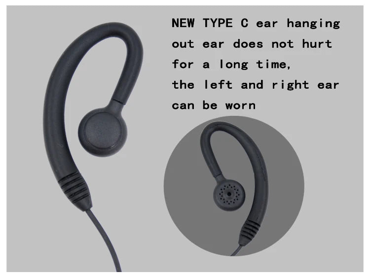 XIERDE Earphone for Hytera PD502 PD505 PD506 PD508 PD562 PD565 PD566 PD568 PD402 PD405 PD406 PD408 PD412 PD415 PD416 PD418