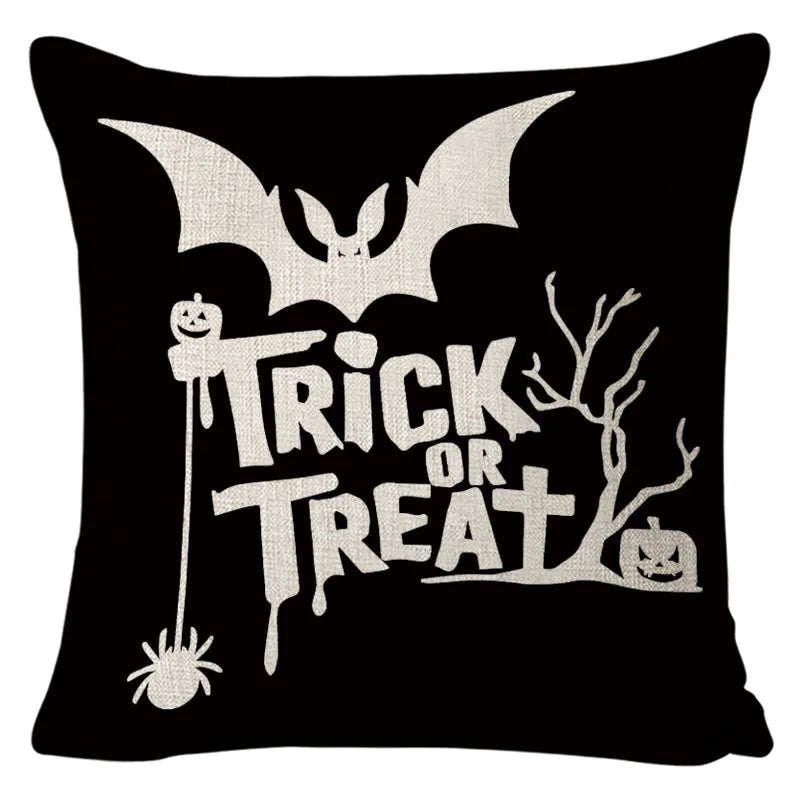 New Arrival Halloween Digital Print Cushion Cover Holiday Home Decoration Pillow Nordic Style Pillow Cover