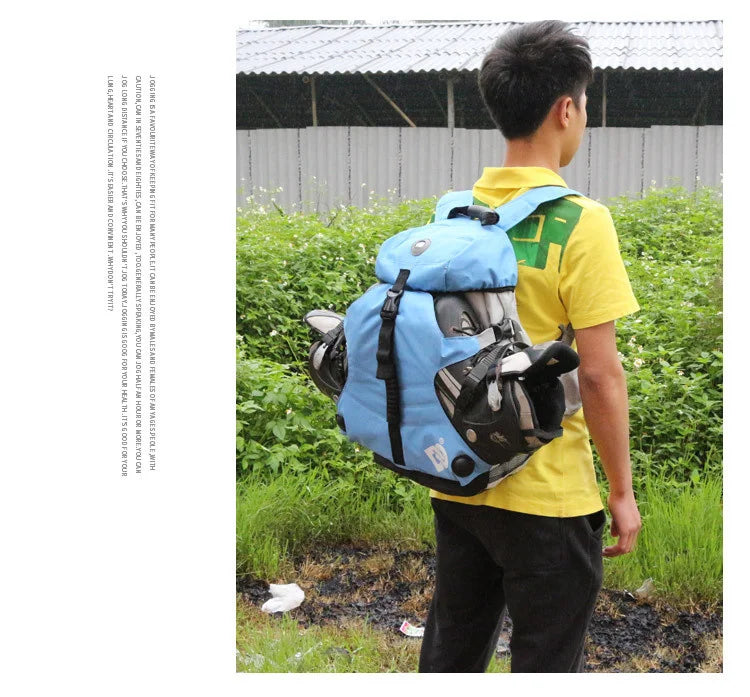 Personalized Graffiti Roller Skating Bag Men Women Outdoor Sports Roller Skating Backpack Gym Bag Running Fitness Bag Casual bag