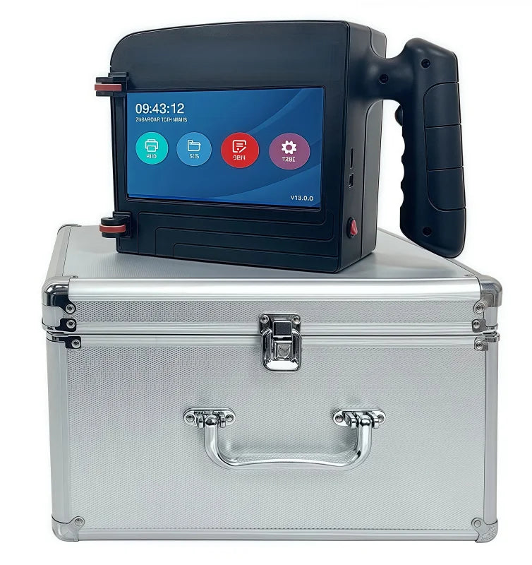 Vinica Four Heads Large Format Handheld Inkjet Printer Cheap Price100mm Logo Printing Machine for Carton Box