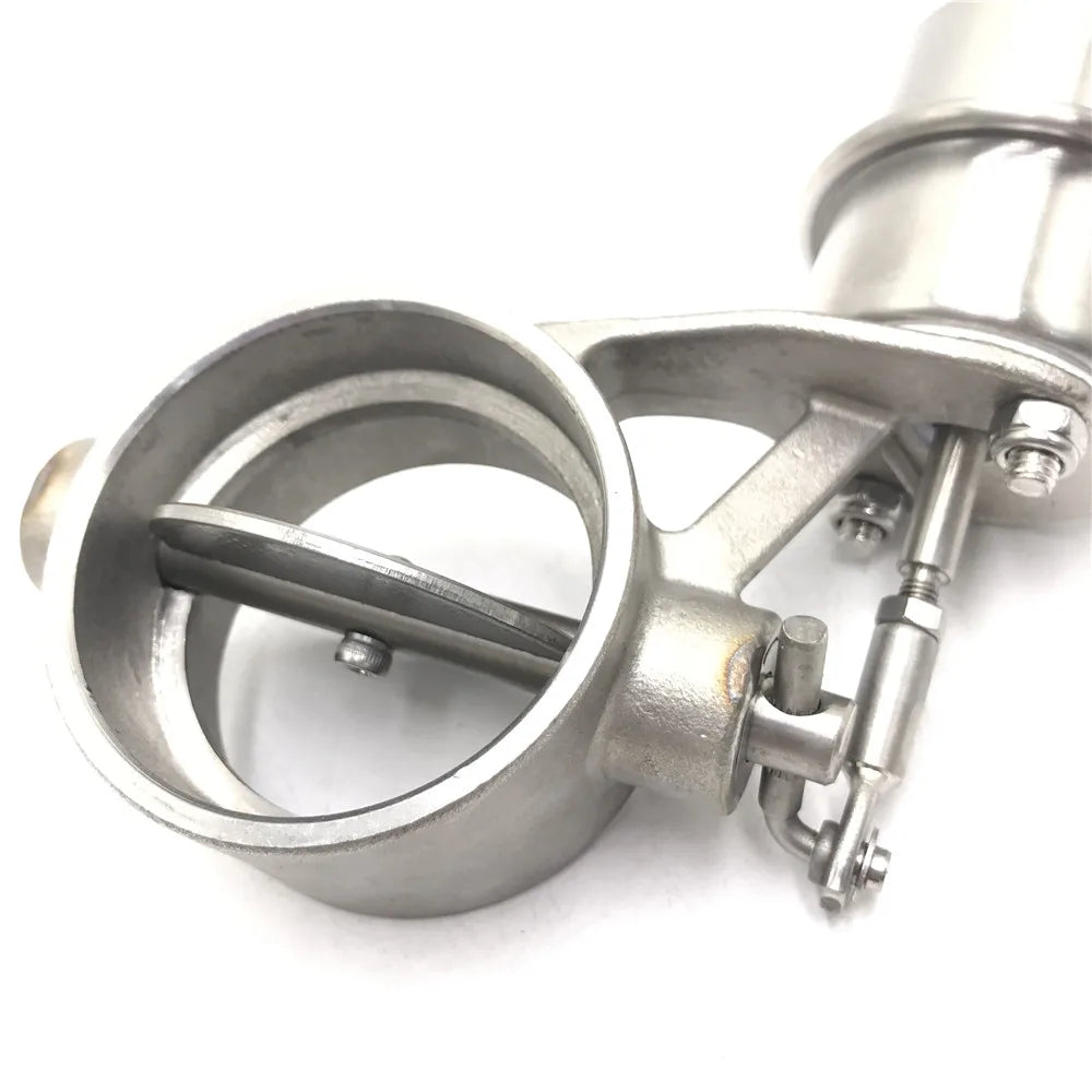 51 63 76 89 102mm Exhaust valve Normally Open Stainless Steel Exhaust Control Valve Cutout Set Vacuum Actuator