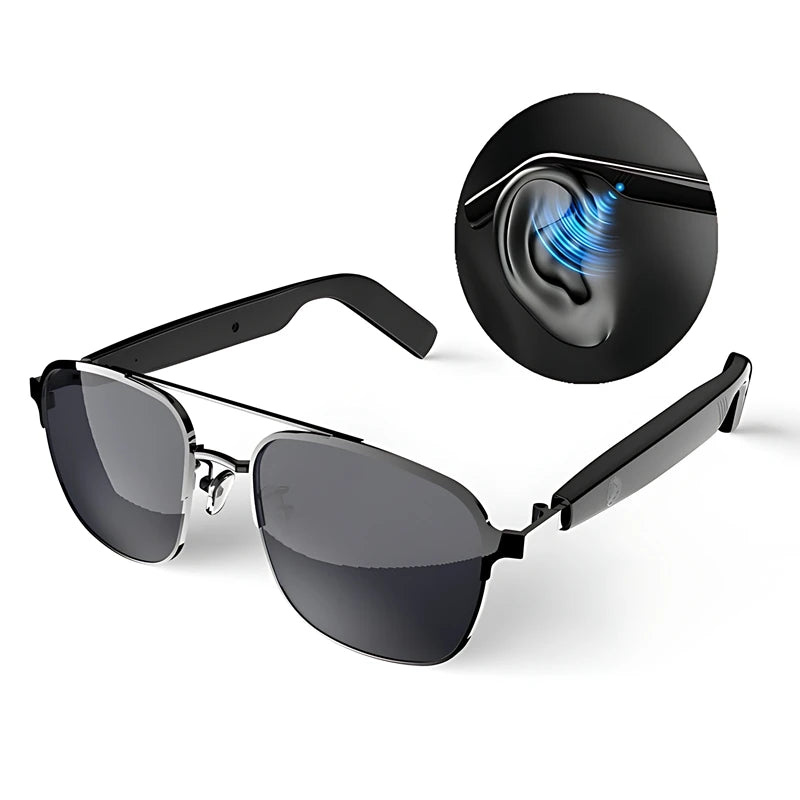 New Fashion SG-11 Smart Sunglasses Polarized Glasses Portable Music Stereo Wireless Headphone Sports Riding Sunglasses Earphones