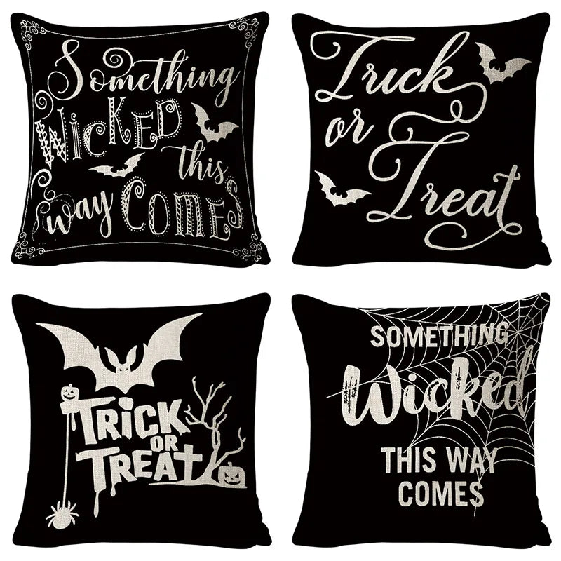 New Arrival Halloween Digital Print Cushion Cover Holiday Home Decoration Pillow Nordic Style Pillow Cover