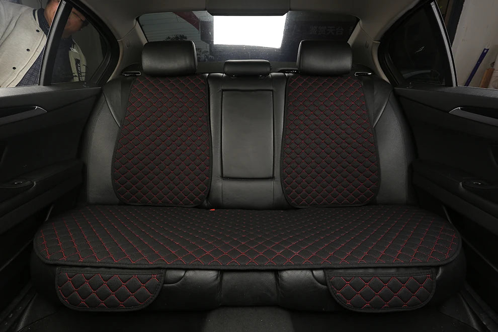 Linen Car Seat Cover Seat Universal Cushion for FORD Fiesta Fusion Mondeo Taurus Mustang Territory Kuga F-150 CAR Accessories