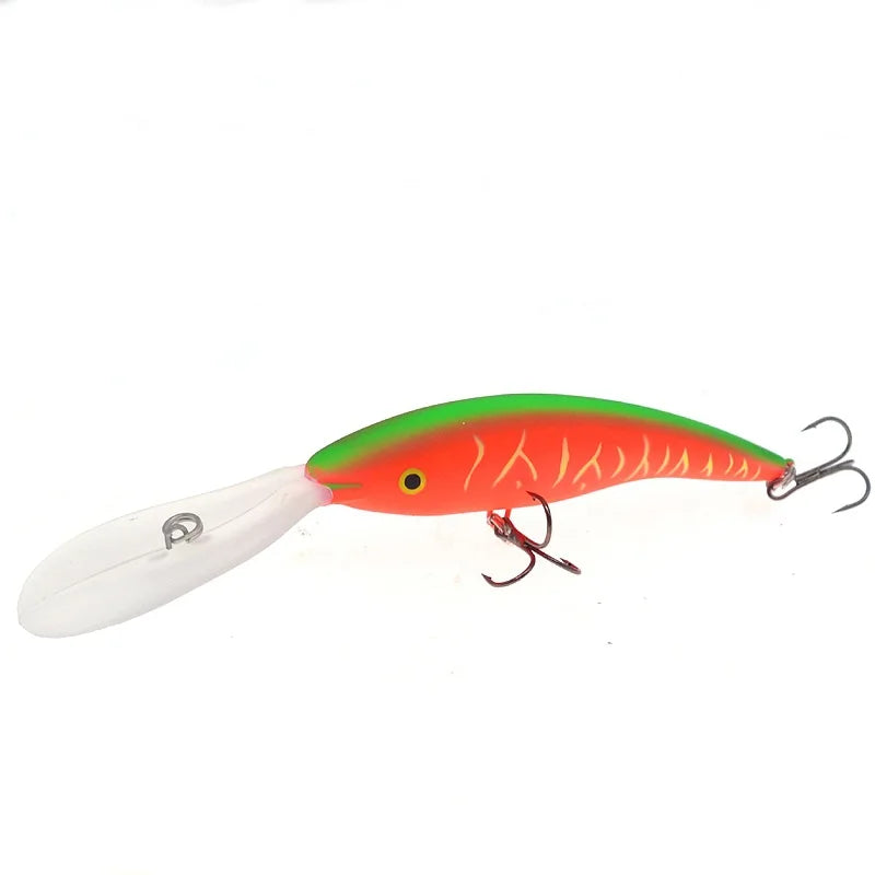 Long Cast Minnow Fishing Lure Hard Bait Long Mouth Dive Board 15.5cm/20g Artificial Lures Lot 5 Pieces Sale
