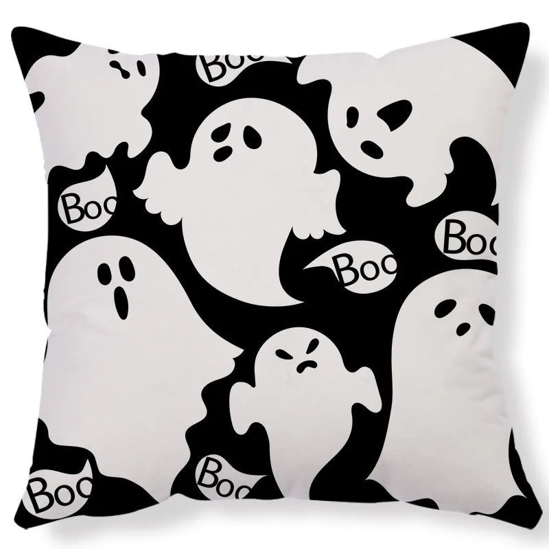 New Arrival Halloween Digital Print Cushion Cover Holiday Home Decoration Pillow Nordic Style Pillow Cover