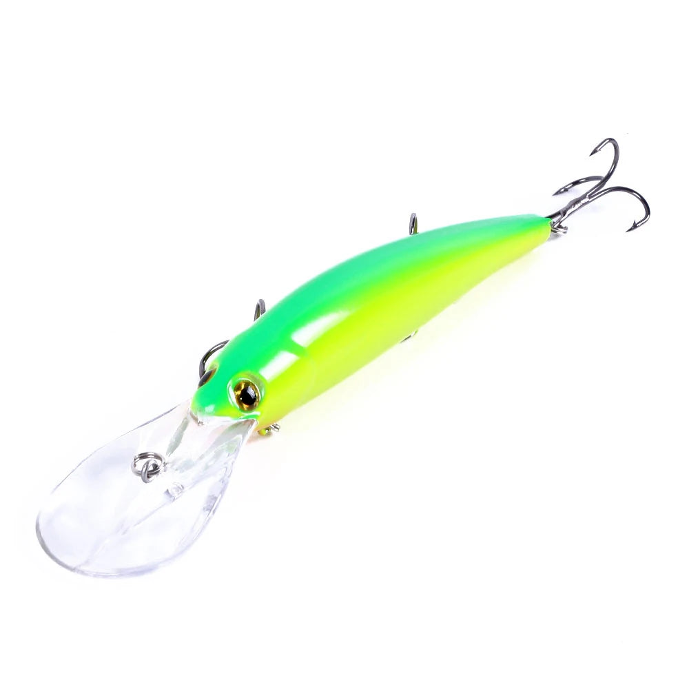 1pcs 16cm 20g Deep Diving Large Minnow Wobbler Lure Artificial Hard Bait Crankbait Bass Pike Perch Walleye Fishing Tackle