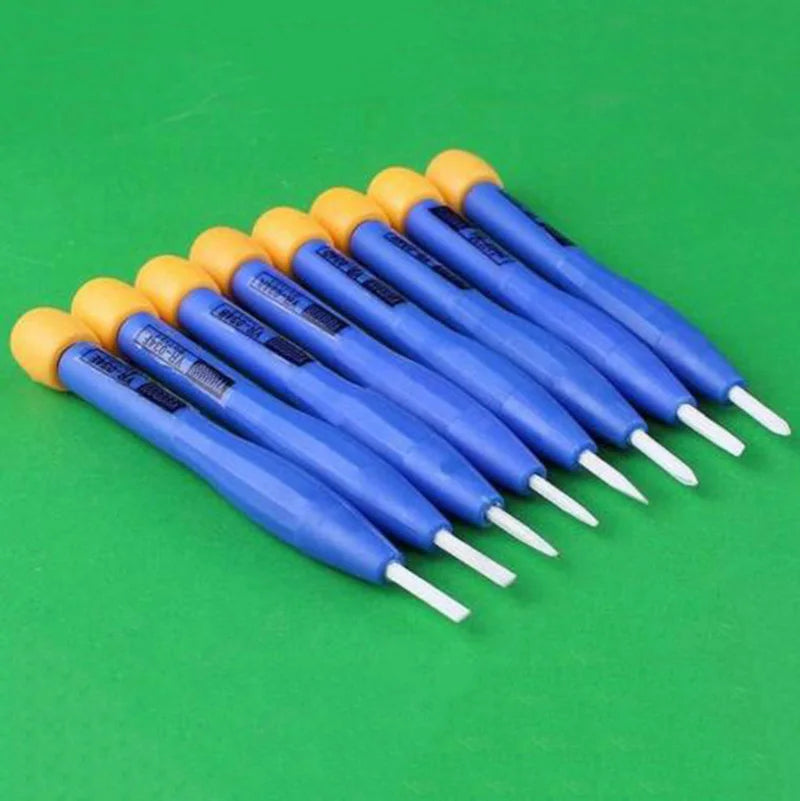 8pcs Adjust Frequency Screwdriver Anti-static Plastic Ceramic Set Hand Tools