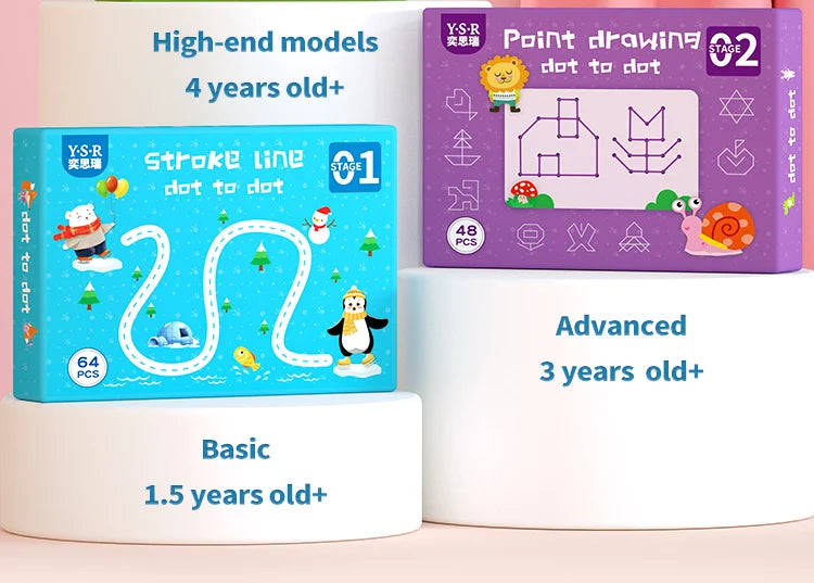 Tracing Trails Workbook for Kids Handwriting Activity Kit With Tracing Dry Erase Activity Boards and Crayon