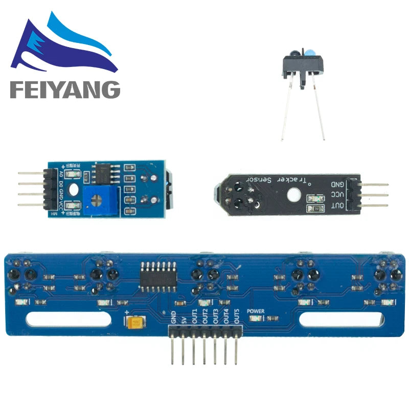 TCRT5000 IR Infrared Line Track Follower Sensor TCRT5000L Obstacle Avoidanc For Arduino AVR ARM PIC DC 5V