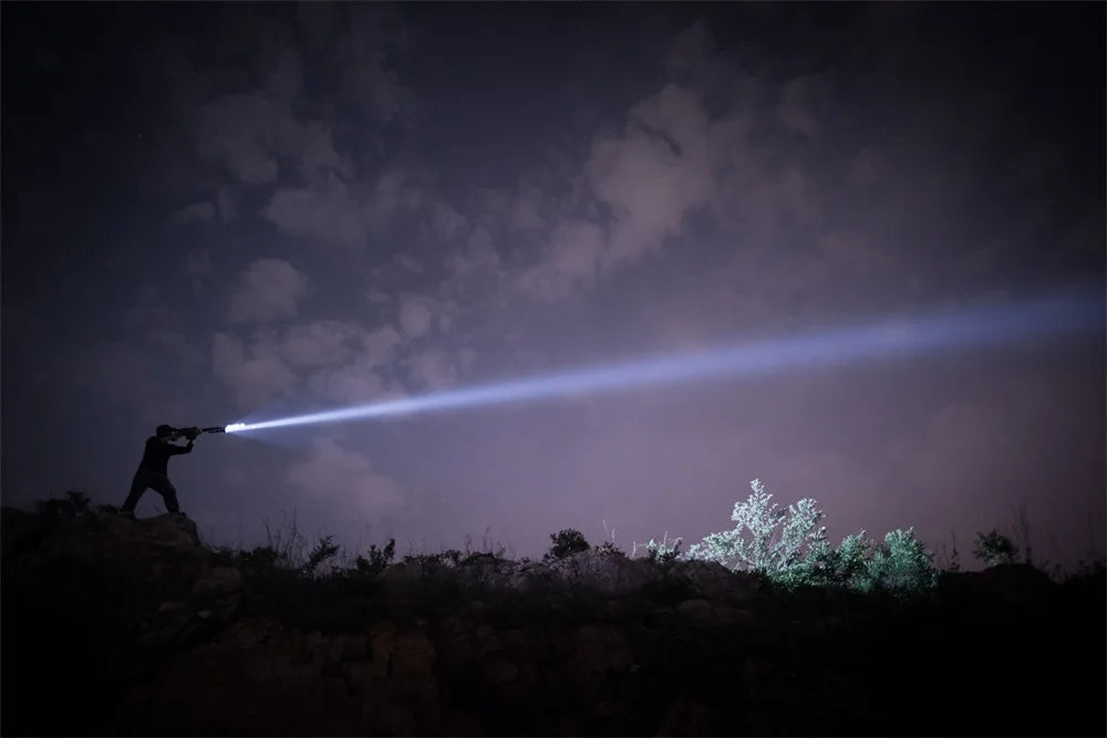 Trustfire T70 High Power Led Flashlights 1KM Long Range 2300LM Ultra Powerful Outdoor Torch Light for Hunting with Remote Switch