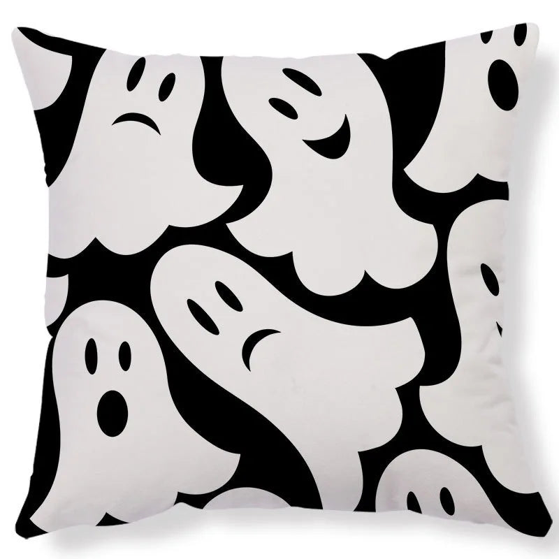 New Arrival Halloween Digital Print Cushion Cover Holiday Home Decoration Pillow Nordic Style Pillow Cover