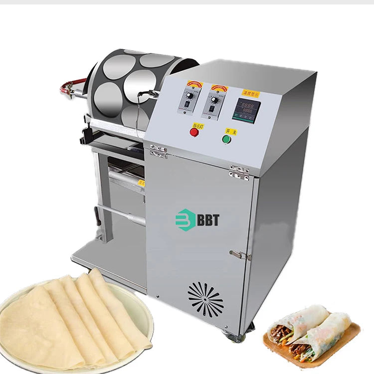 High Capacity Spring Roll Maker Injera Making Factory Direct Sale Samosa Sheet Skin Machine