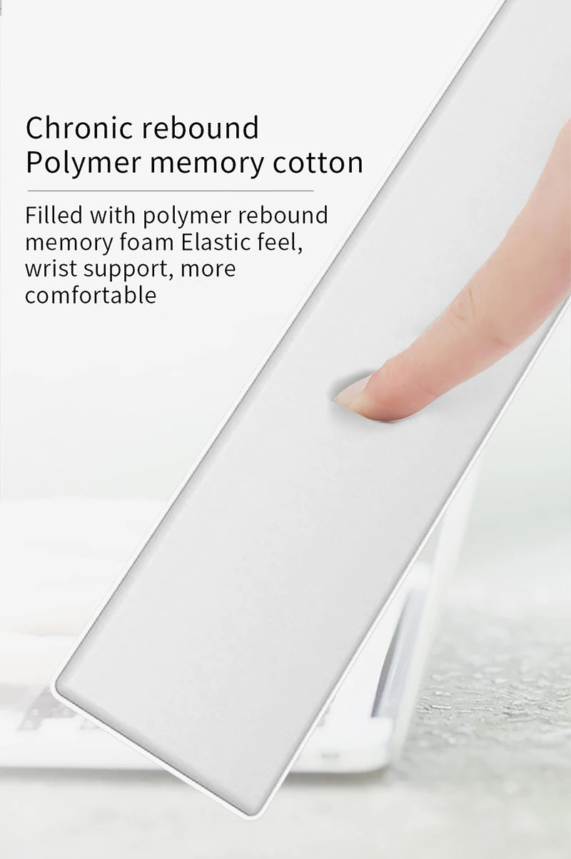 AJAZZ Wrist Rest Mechanical Keyboard 61/81/87/104 Keys Keyboard PU Wrist Pad Support Ergonomic Soft Memory Foam Hand Rest