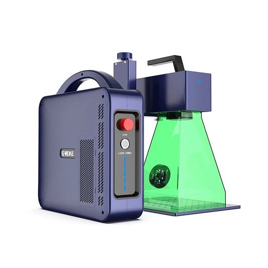 Fast Delivery GWEIKE G2 PRO DIY Mini Multi Function 6.5kg Portable 20W 30W Metal and Nometal Fiber Laser Marking Machine