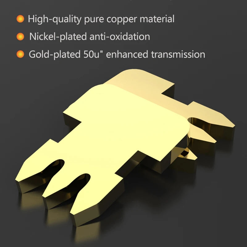 xintylink CAT7 rj45 connector 50U CAT6A ends ethernet cable plug network 10G SFTP FTP shielded lan jack pass through 1.5MM hole