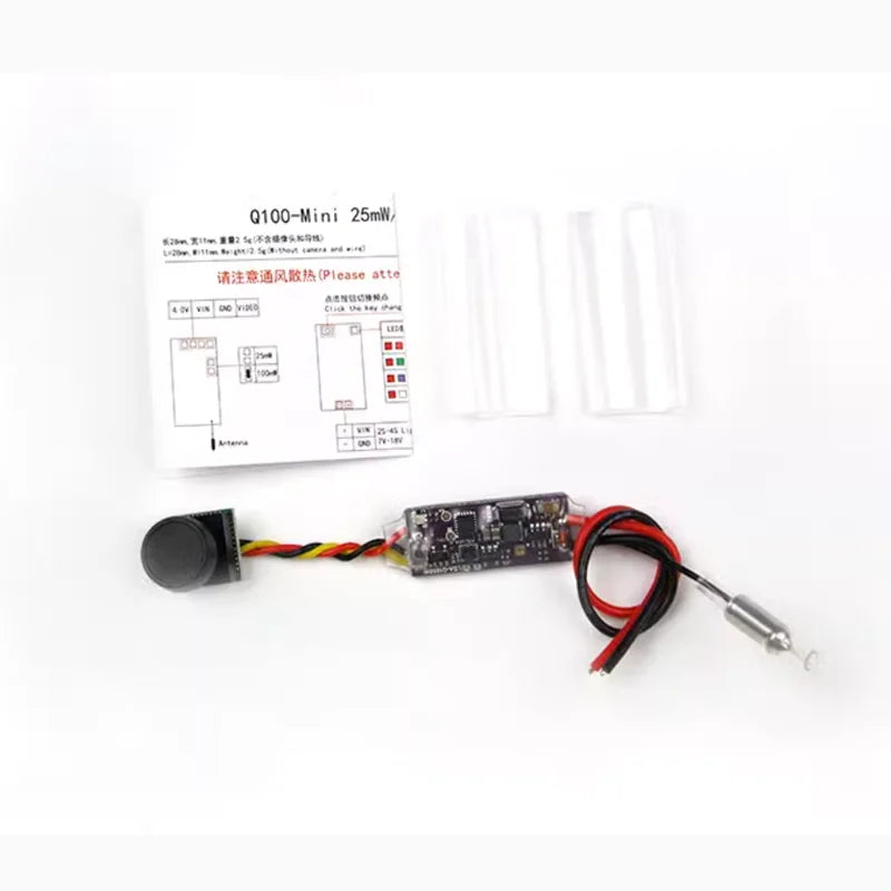 KINGKONG Q100 MINI-25MW 100MW16CH Adjustable Image Transmission Camera