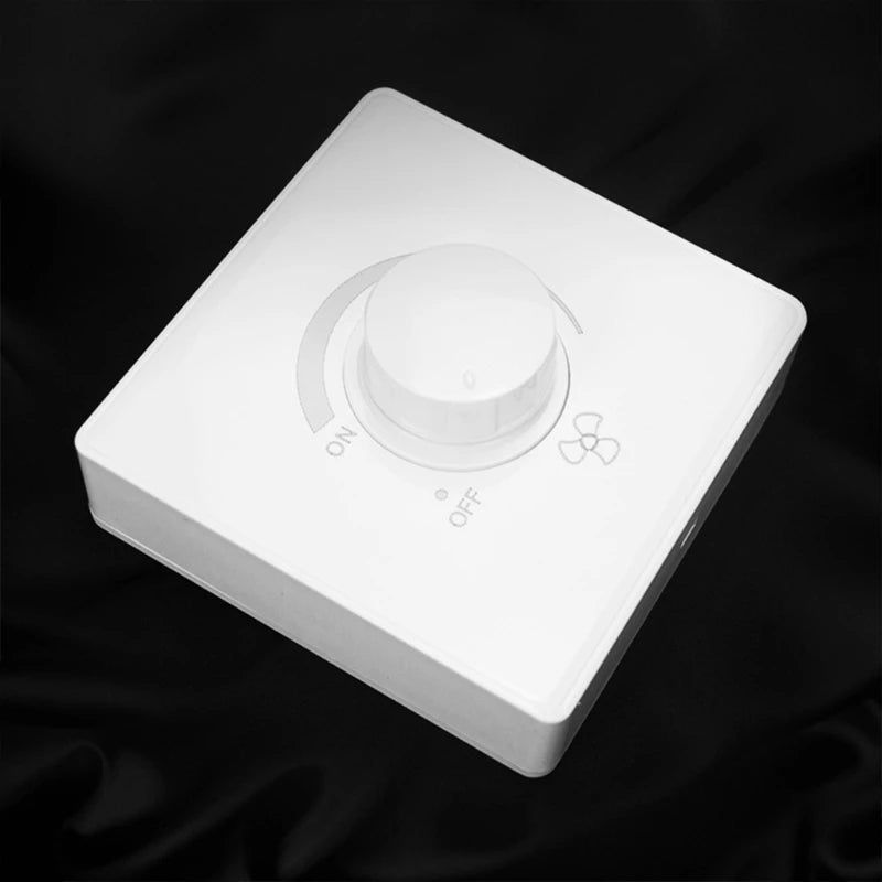86 Type Ceiling Fan Adjustment Stepless Speed Controller Wall Switch 220V 10A Dimmer Light Switch Lighting Control