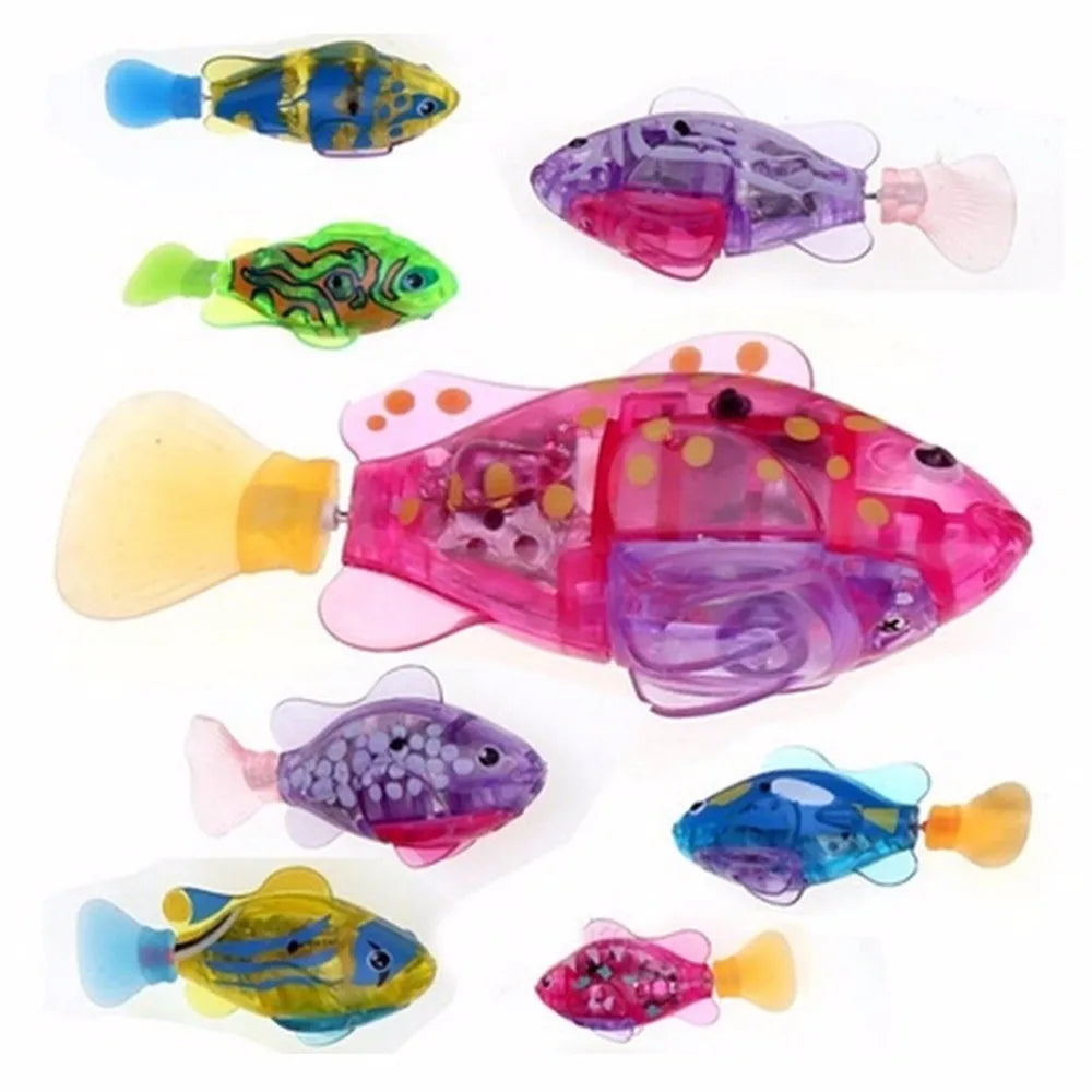 2025 Electronic Fish  Activated Battery Powered  Toy Children Pet Holiday Gift Can Swims es  Pets 5pcs randomly