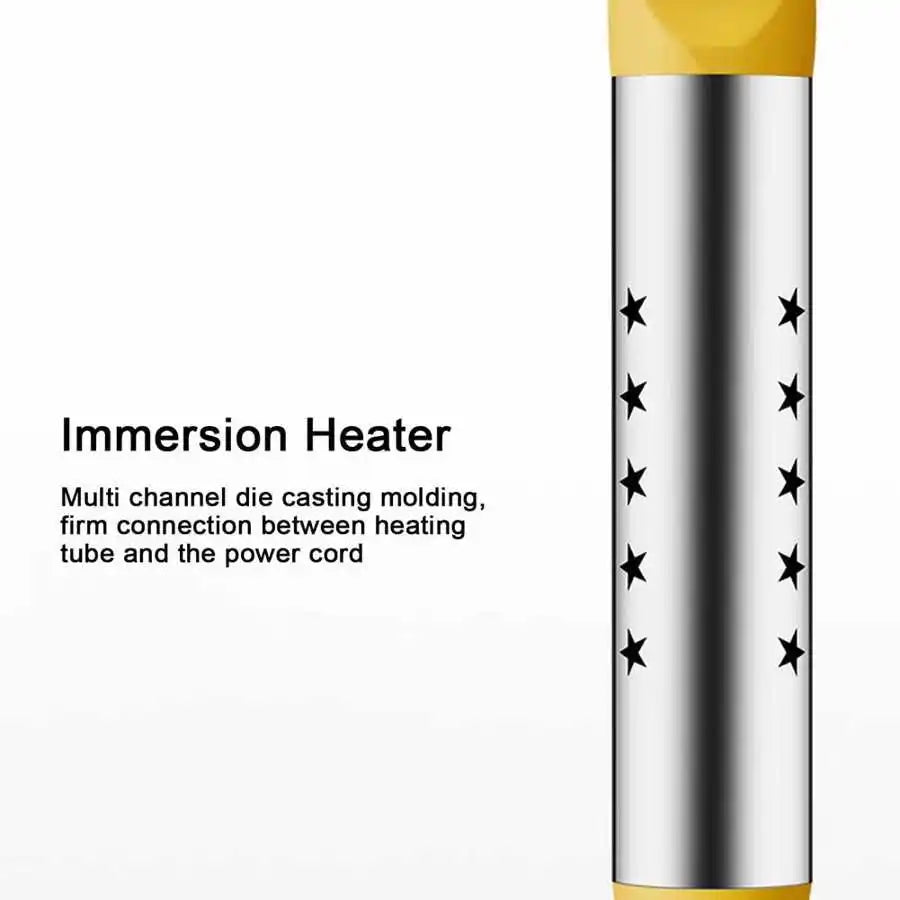 Immersion Heater Portable Electric Anti Scald Automatic Power Off Immersion Water Boiler Electric Water Heaters 2500W 220V