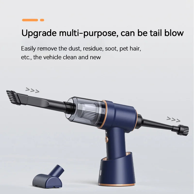 6500Pa Portable Handheld Blowing and Suction Integrated Car Vacuum Cleaner Mini Wireless Car Vacuum Cleaner