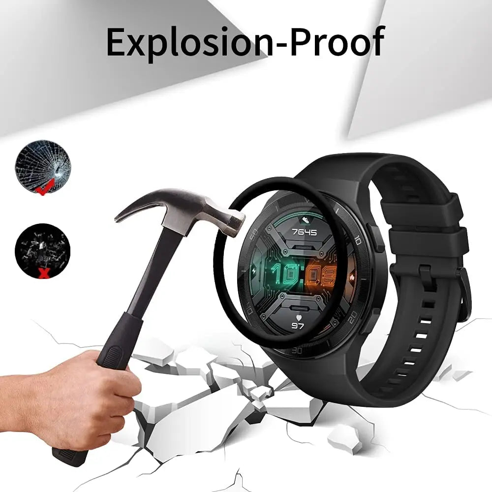 Screen Protective Film For Huawei Watch GT 2e Watch proteccion Clear 3D Fibre Soft Transparent GT2e Film Full Cover Accessories
