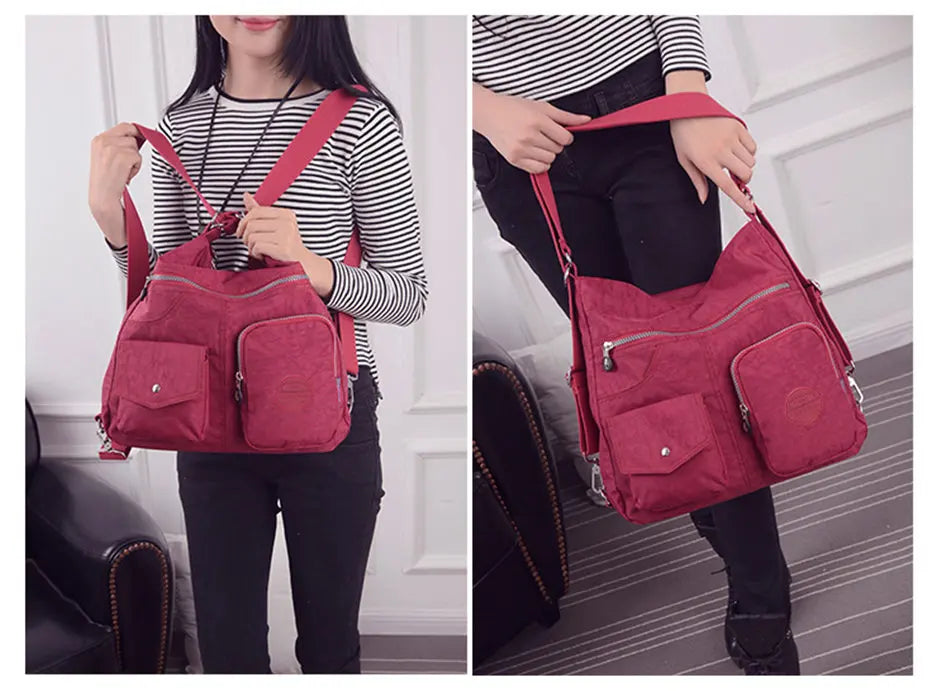Luxury Handbags Women Bags Designer Waterproof Bylon Cloth Crossbody Bags for Women 2026 Large Capacity Lady Shoulder Bag Tote