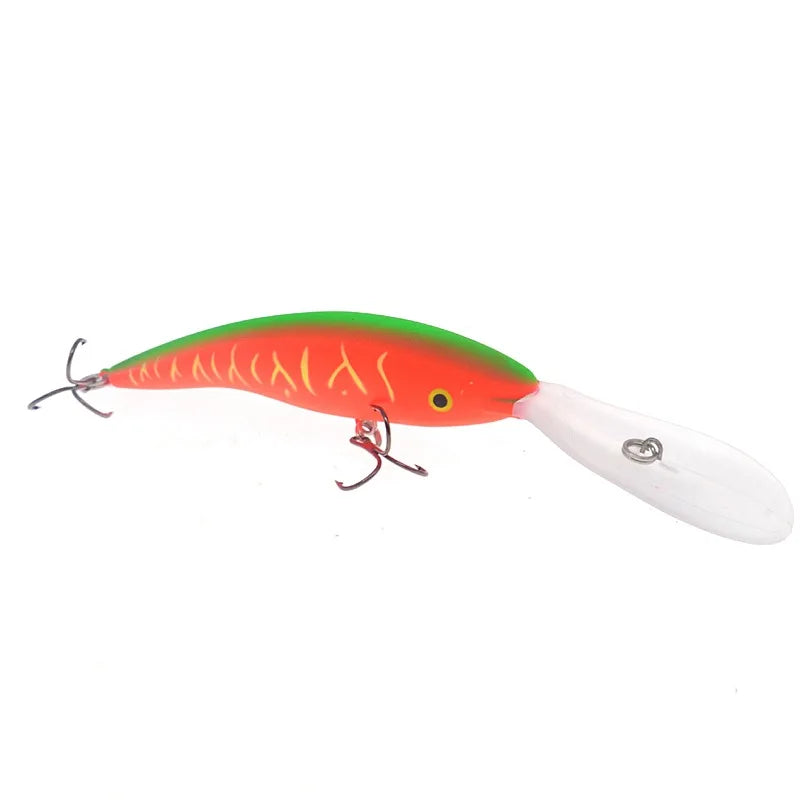Long Cast Minnow Fishing Lure Hard Bait Long Mouth Dive Board 15.5cm/20g Artificial Lures Lot 5 Pieces Sale