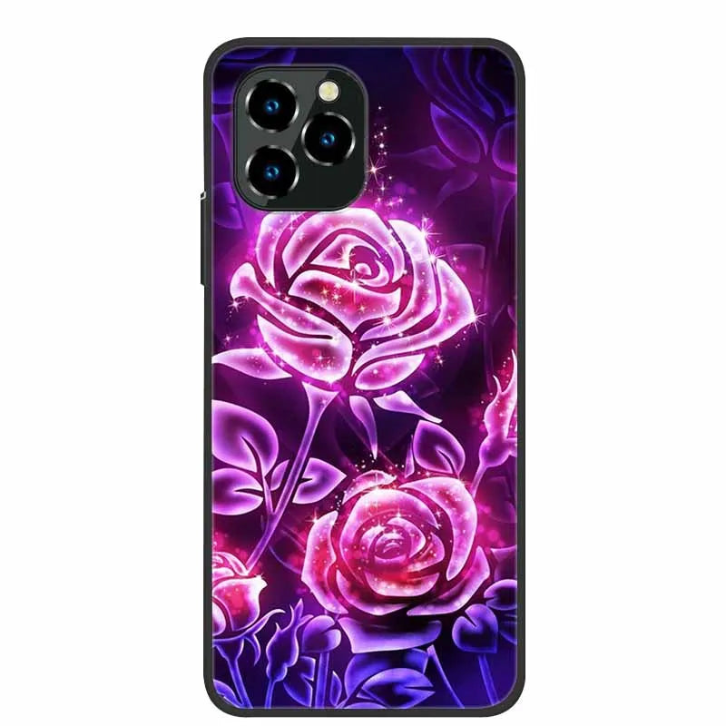 For Oukitel C21 Pro Case Luxury Silicone TPU Soft Cover Phone Case For C 21 pro coque Shockproof Protector Cartoon Capa Funda