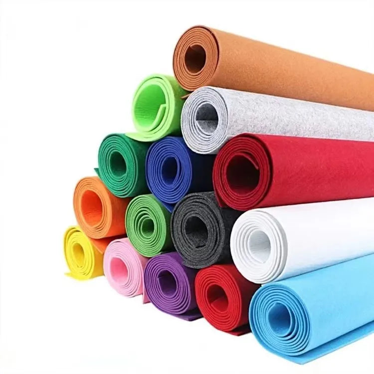 1mm 2mm 3mm 4mm 5mm Non Woven Needle Color Polyester Felt
