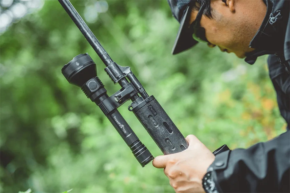 Trustfire T70 High Power Led Flashlights 1KM Long Range 2300LM Ultra Powerful Outdoor Torch Light for Hunting with Remote Switch