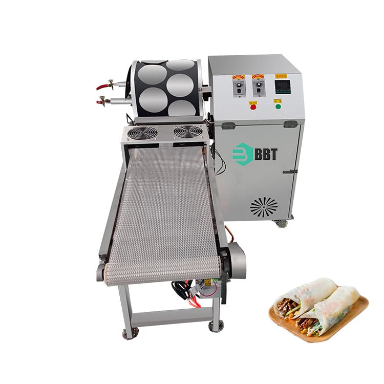 High Capacity Spring Roll Maker Injera Making Factory Direct Sale Samosa Sheet Skin Machine
