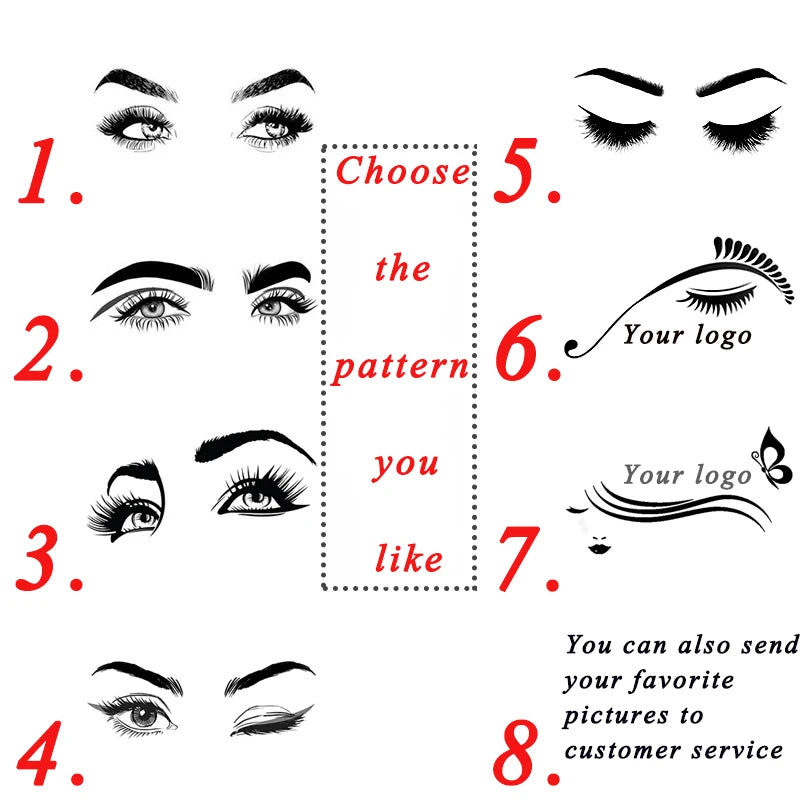 Customized Logo sticker 100pcs Eyebrow Brush Tube Reusable Eyelash Brush Tube Dust-Proof Mascara Sticks Applicators Makeup Brush