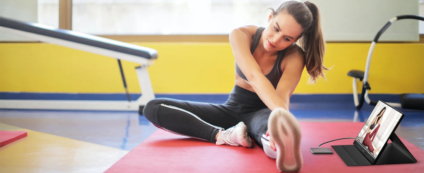 15.6 inch Portable Monitor for Laptop, 1080P 72 NTSC 100 sRGB USB C HDMI Travel External Second Computer Screen with HDR