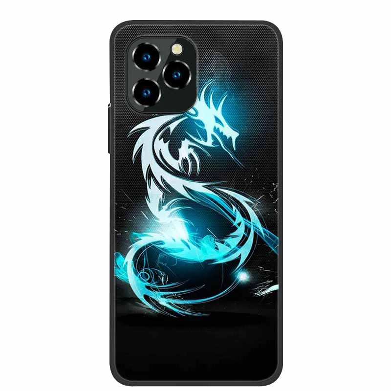 For Oukitel C21 Pro Case Luxury Silicone TPU Soft Cover Phone Case For C 21 pro coque Shockproof Protector Cartoon Capa Funda