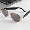 2025 GS02 Fashion Anti-UV for Bluetooth AI Translation Smart Sunglasses Metallic Polarized Outdoor Headset for Men and Women